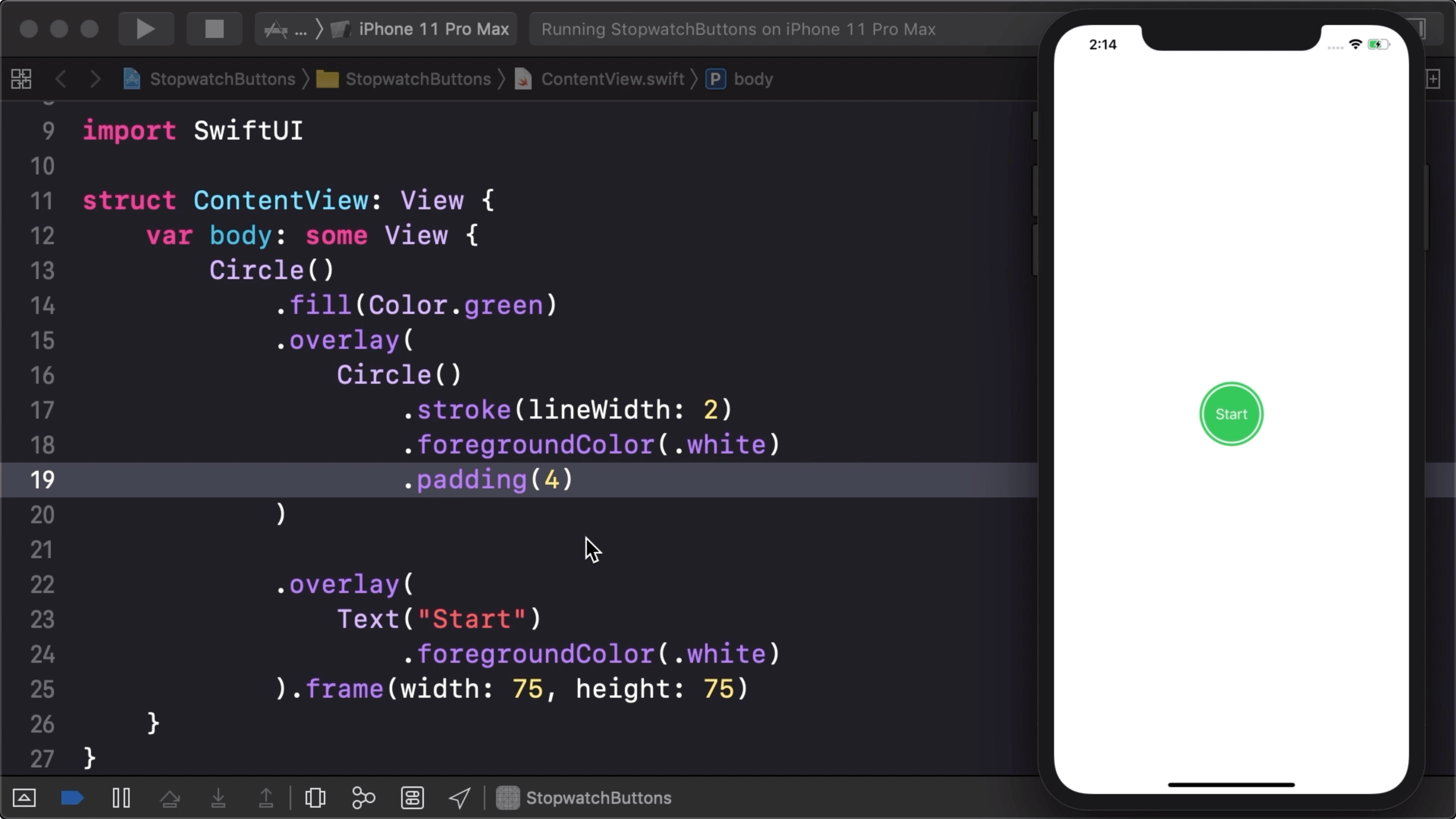 set button text custom color swift